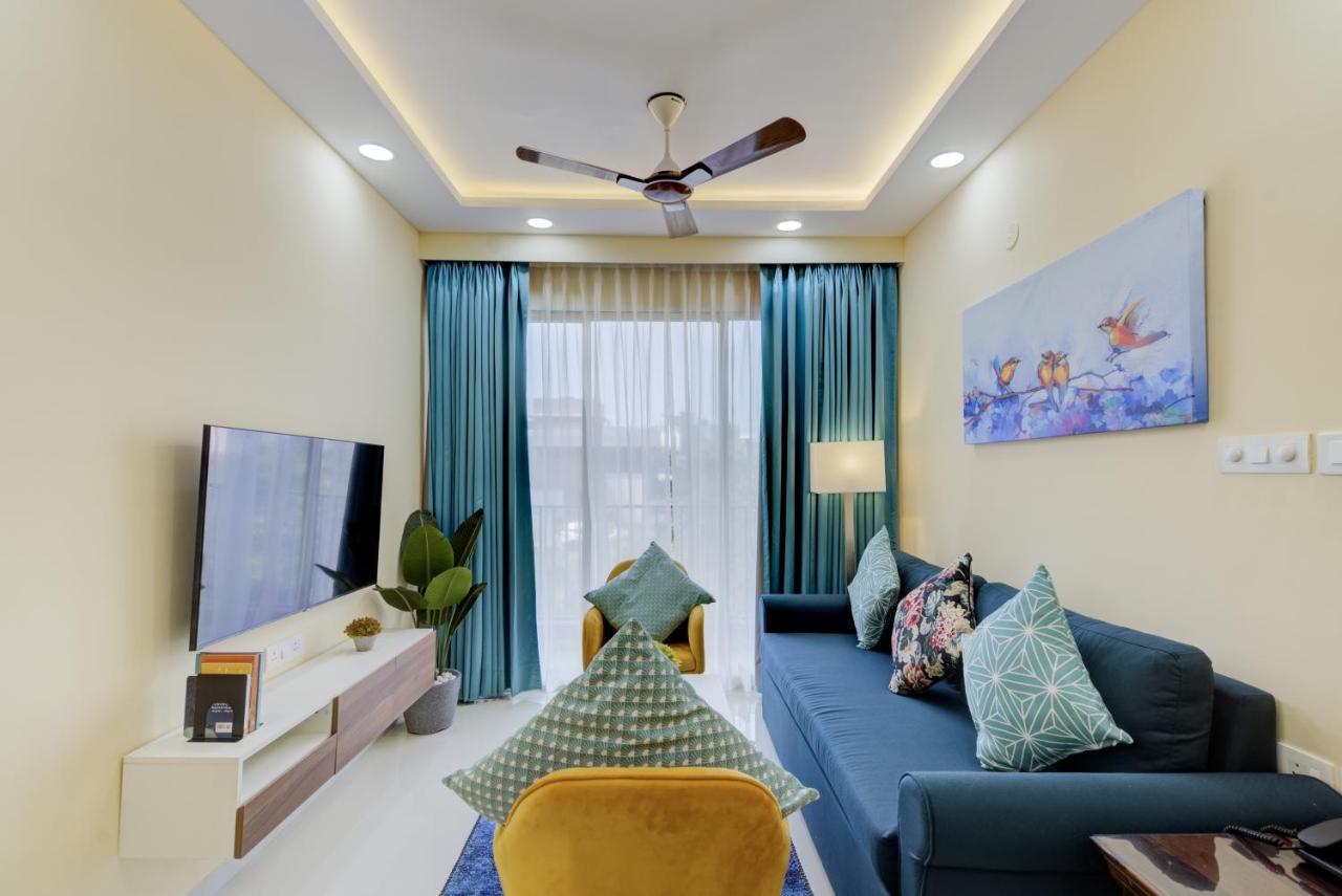 Luxe 2Bhk 10Min From Goi Airport With Pool Access Apartment ดาโบลิม ภายนอก รูปภาพ