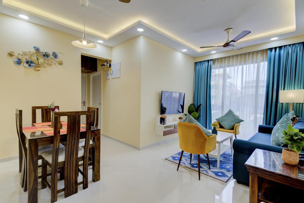 Luxe 2Bhk 10Min From Goi Airport With Pool Access Apartment ดาโบลิม ภายนอก รูปภาพ