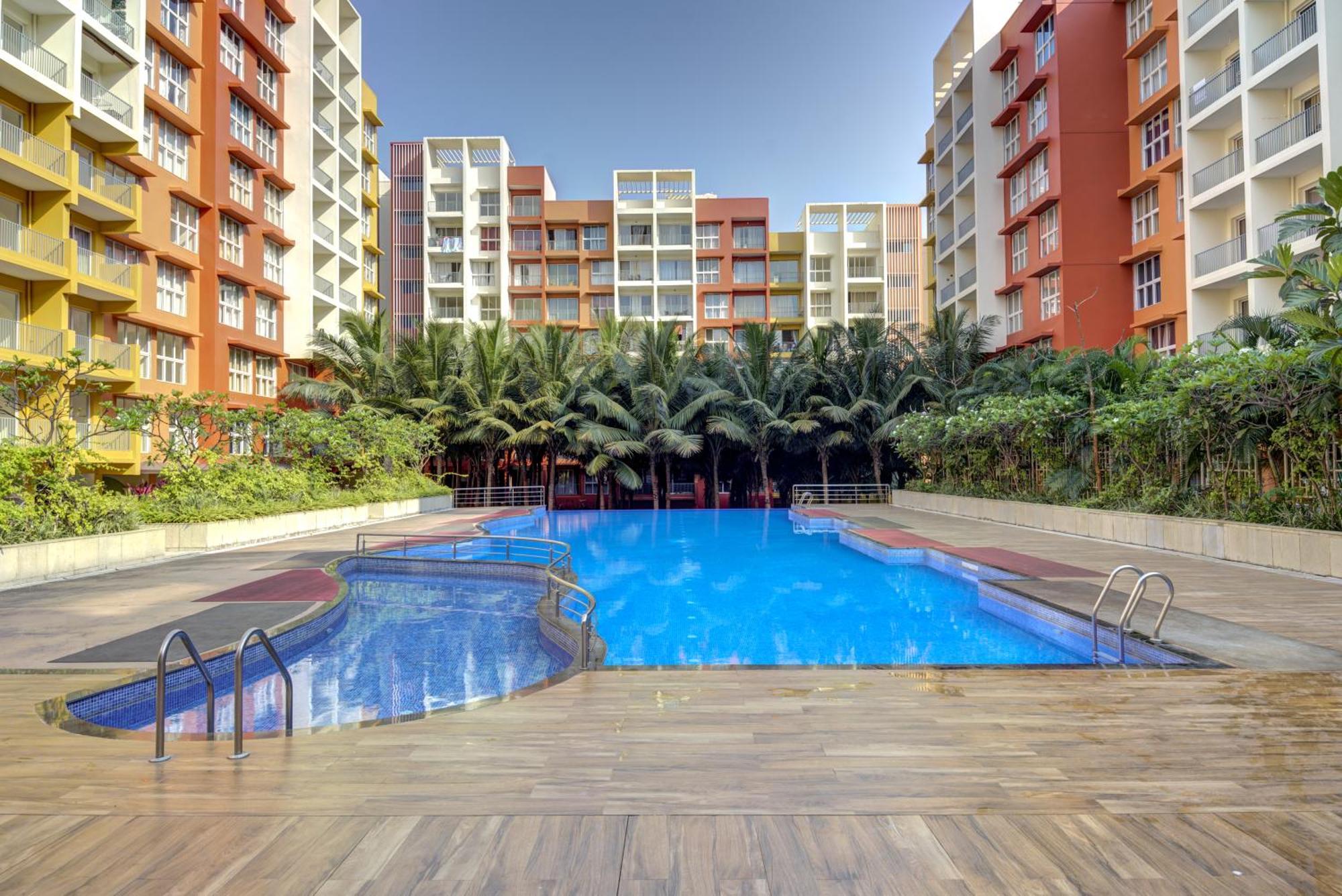 Luxe 2Bhk 10Min From Goi Airport With Pool Access Apartment ดาโบลิม ภายนอก รูปภาพ