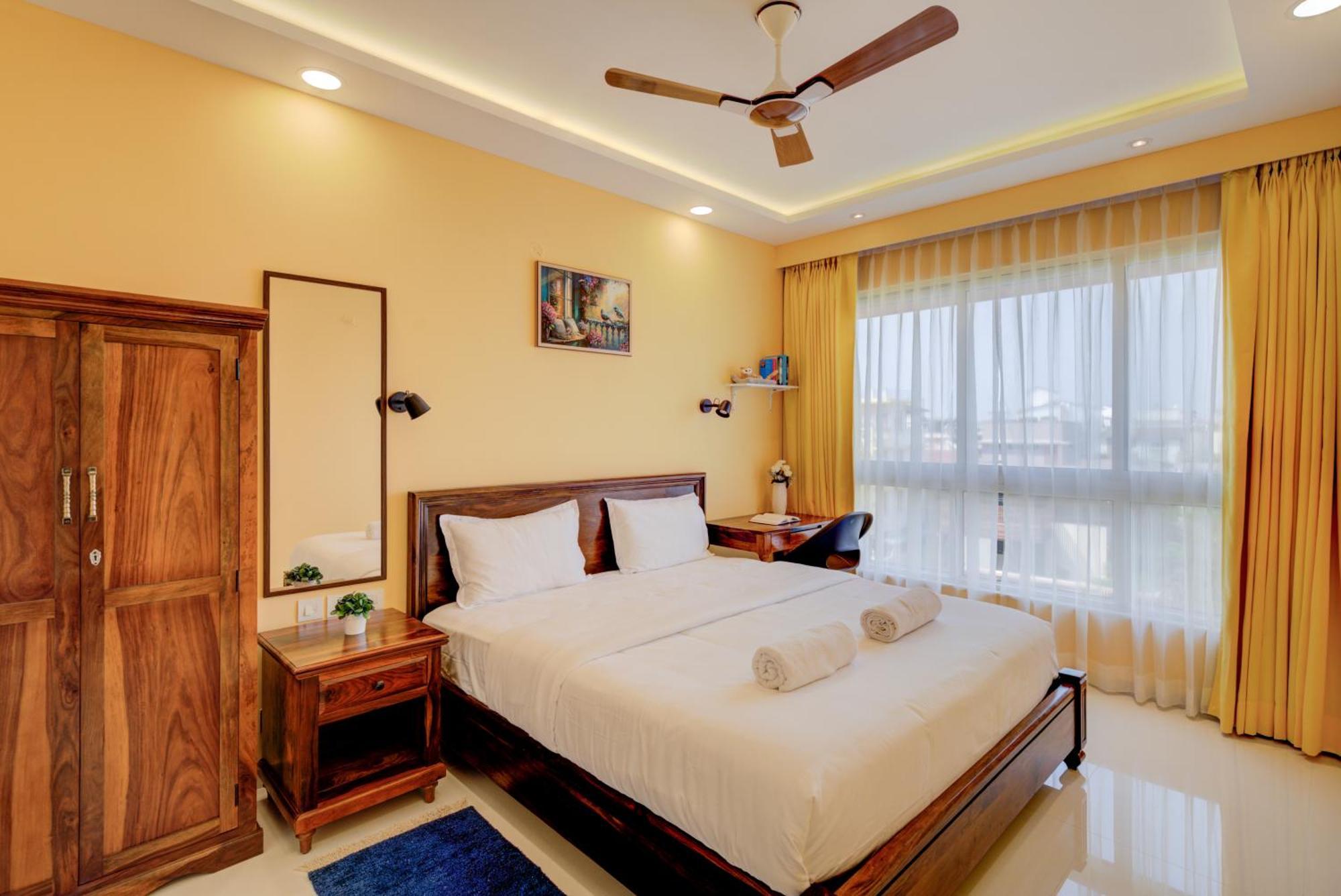 Luxe 2Bhk 10Min From Goi Airport With Pool Access Apartment ดาโบลิม ภายนอก รูปภาพ