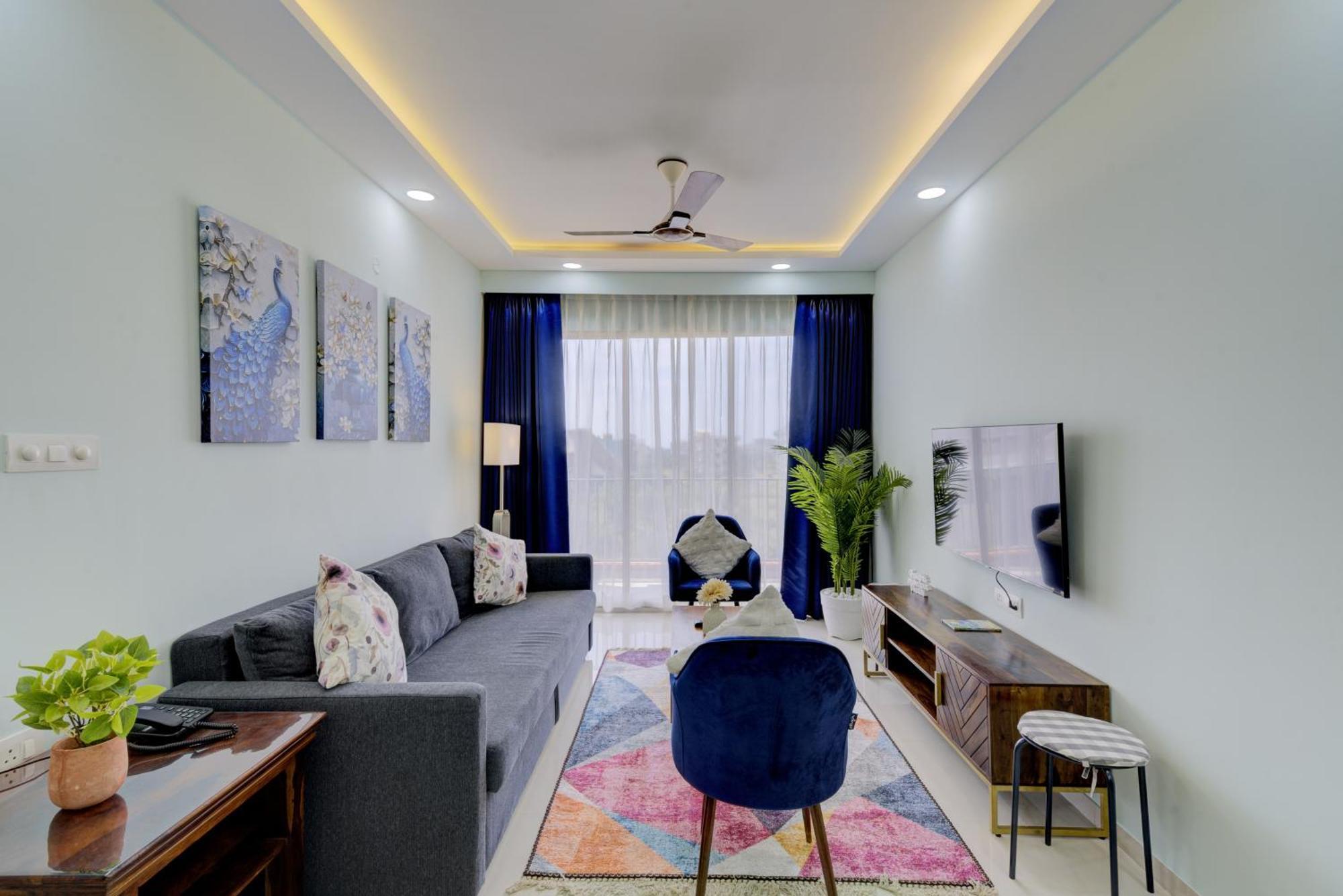 Luxe 2Bhk 10Min From Goi Airport With Pool Access Apartment ดาโบลิม ภายนอก รูปภาพ