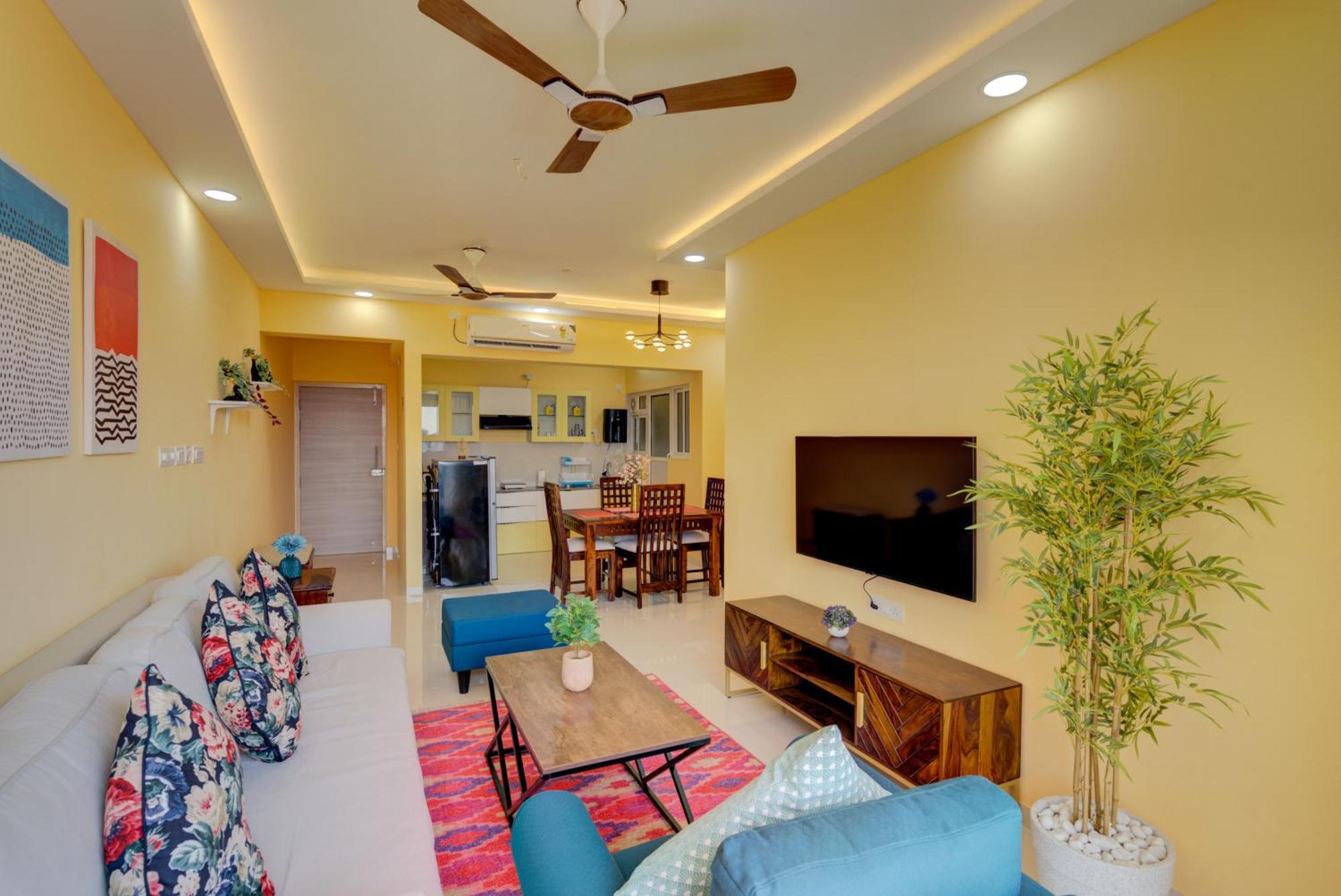 Luxe 2Bhk 10Min From Goi Airport With Pool Access Apartment ดาโบลิม ภายนอก รูปภาพ