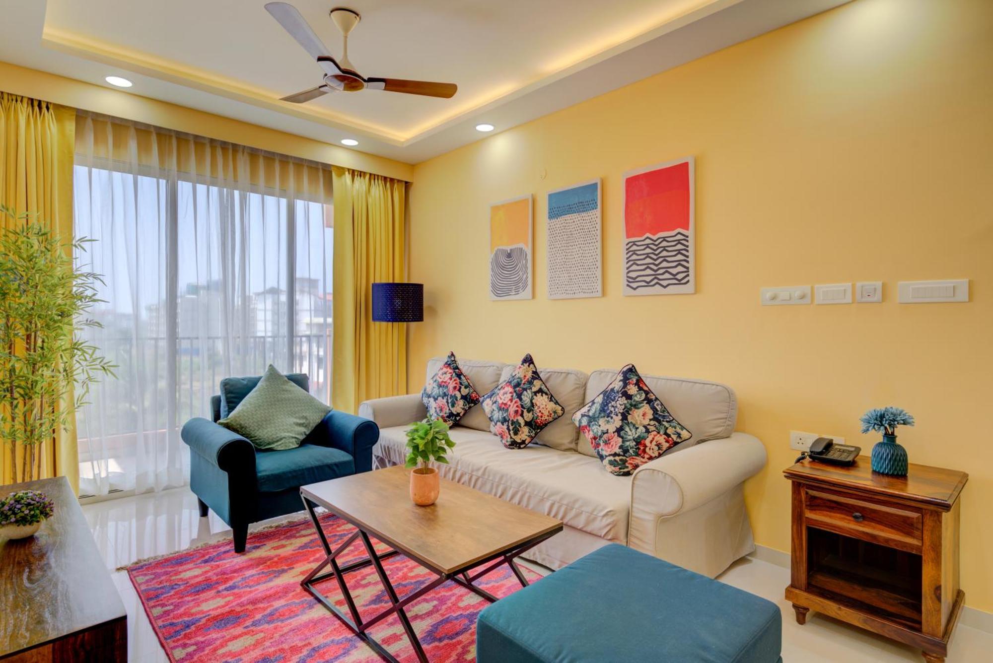 Luxe 2Bhk 10Min From Goi Airport With Pool Access Apartment ดาโบลิม ภายนอก รูปภาพ